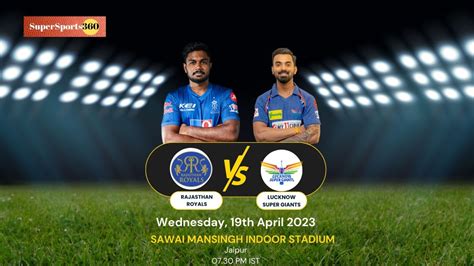Rajasthan Royals vs Lucknow Super Giants Prediction, Odds, .